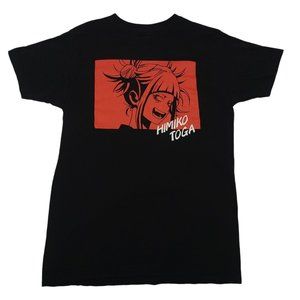 My Hero Academia Himiko Toga T Shirt Size M Anime Manga Black Red Funimation